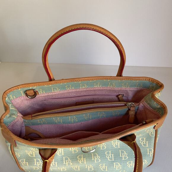 Dooney & Bourke Vintage Satchel DB Monogram - Picture 5 of 13